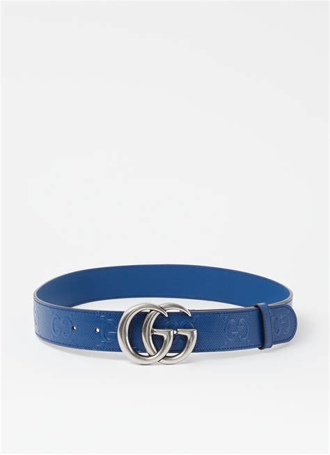 gucci riem zwart blauw|riemen van gucci.